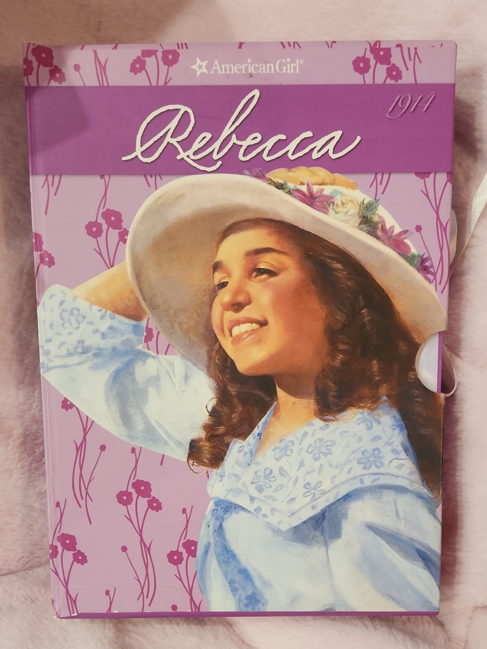 American Girl Rebecca Book Set – Lavender, Purple & Red